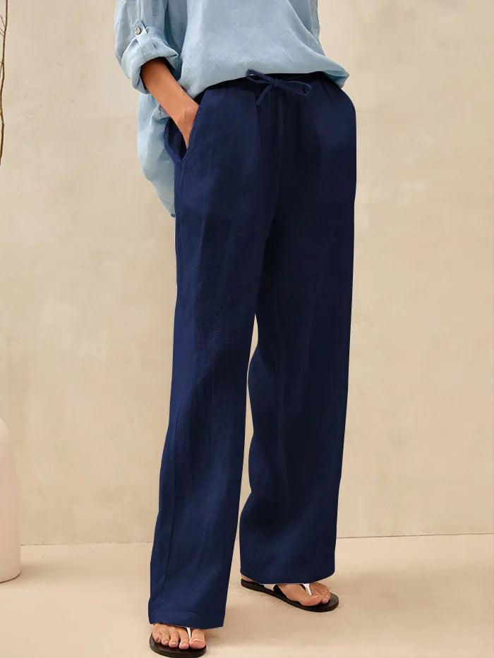 Fashionista Heaven Linen Classic Pants — Zara