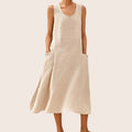 Linen Tank Dress — Giana