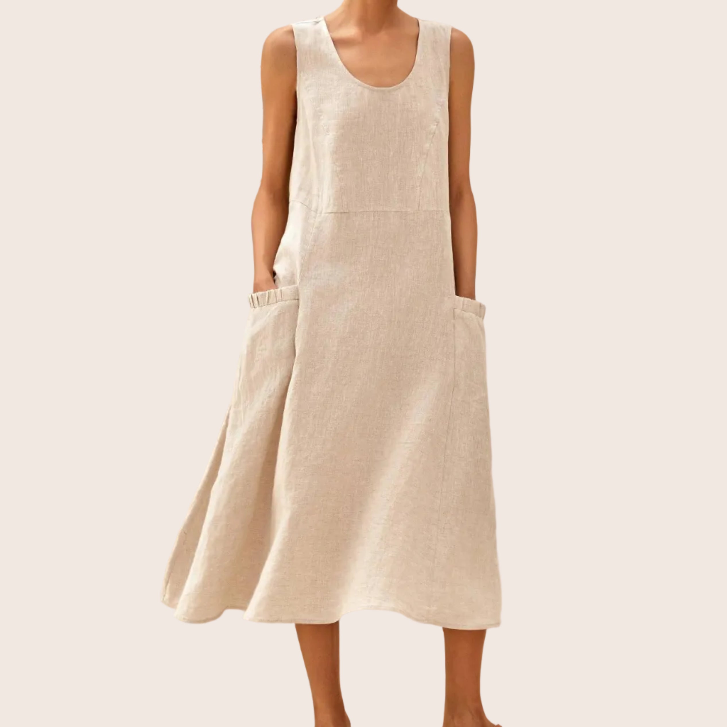 Linen Tank Dress — Giana