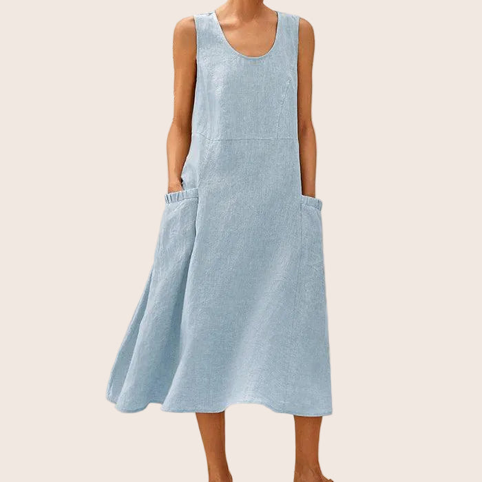 Linen Tank Dress — Giana