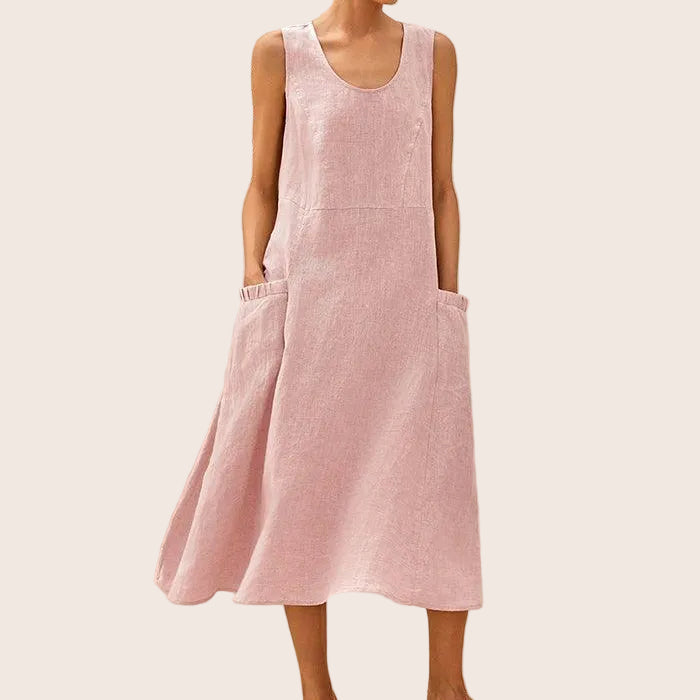 Linen Tank Dress — Giana