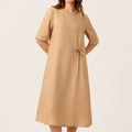 Linen Bow Dress — Esmeralda
