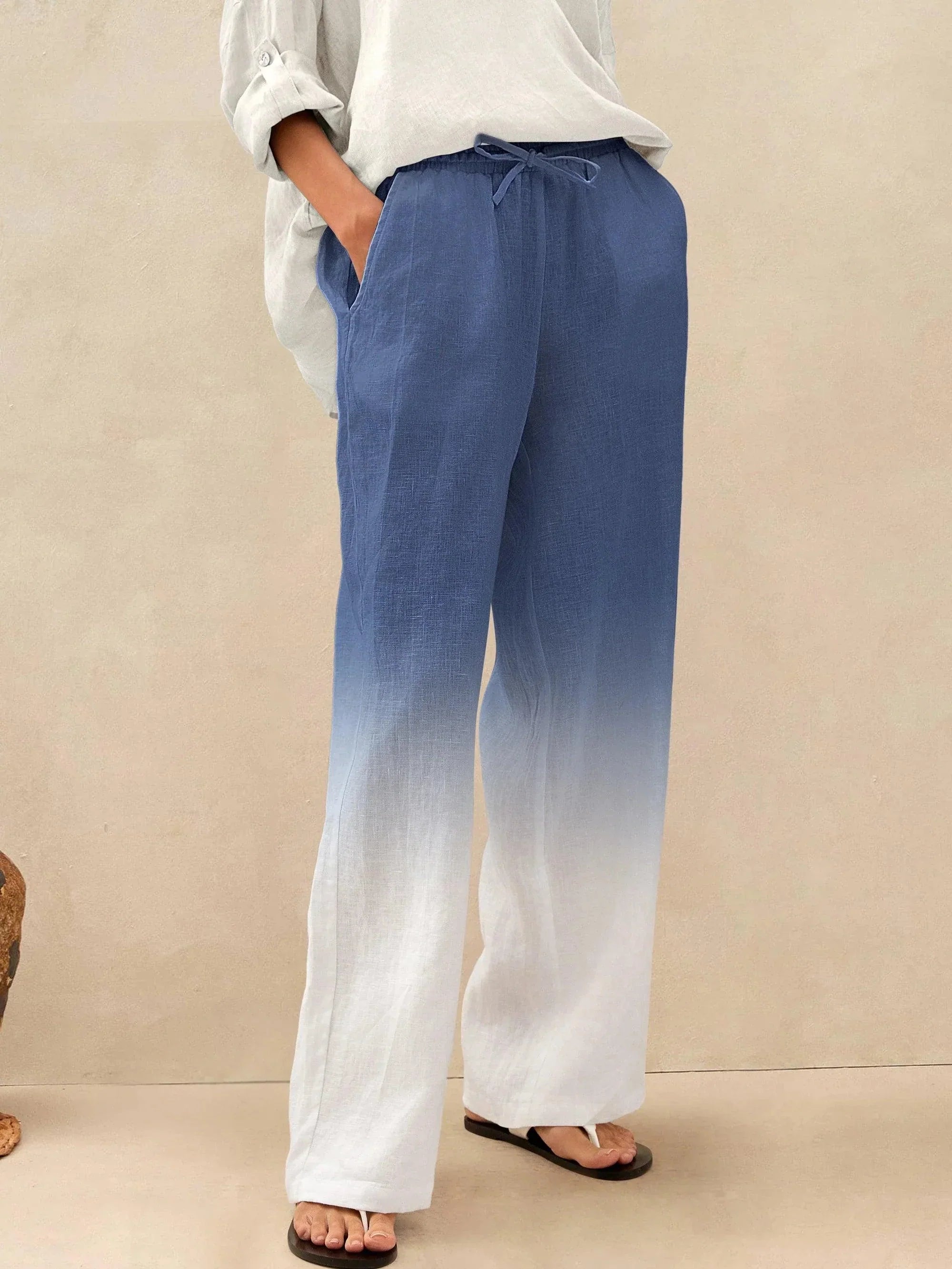 Fashionista Heaven Linen Classic Pants — Zara