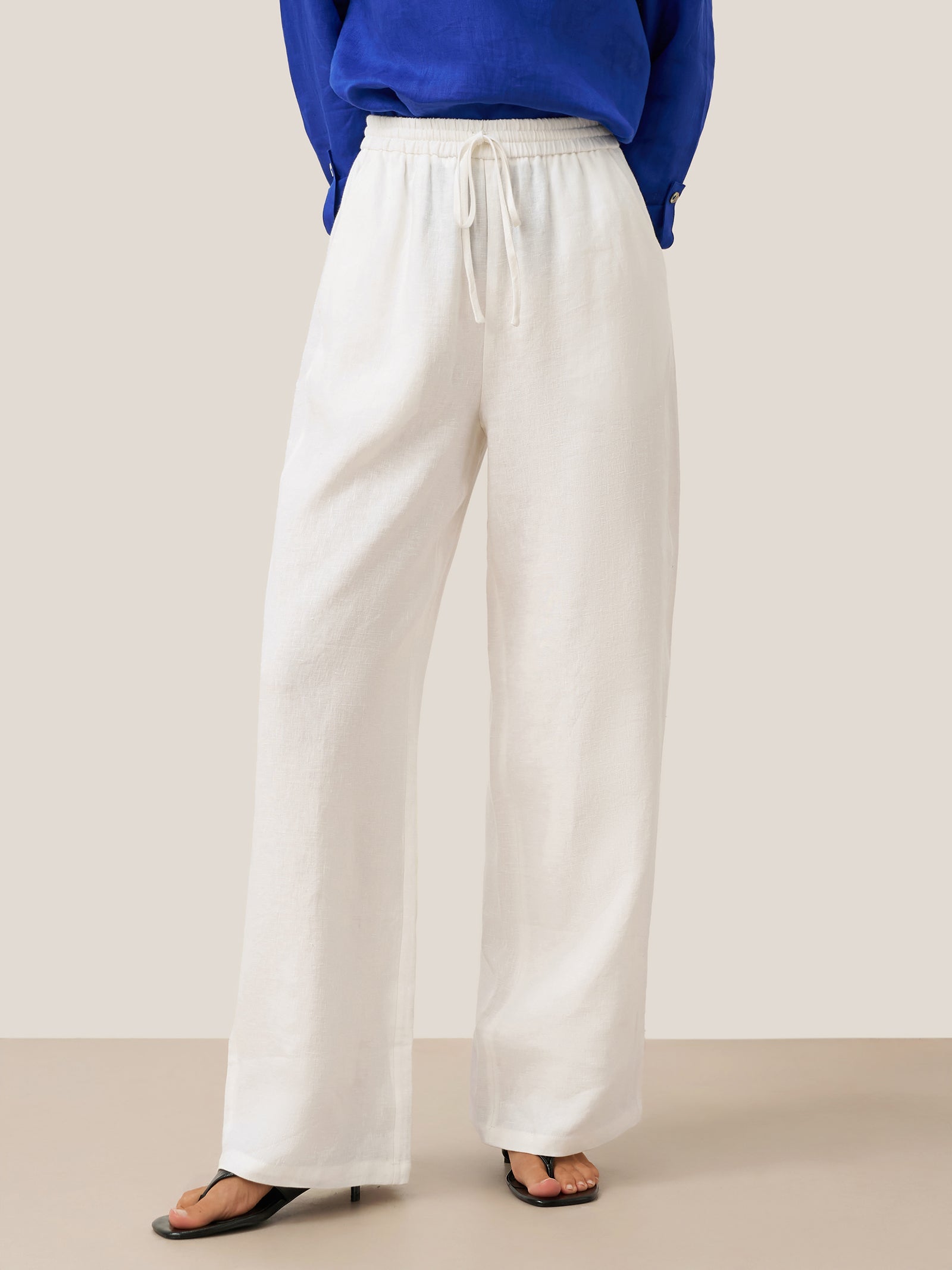 Fashionista Heaven Linen Classic Pants — Zara