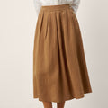 Linen Pleated Skirt — Priya