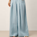 Fashionista Heaven Linen Pleated Relaxed Pants — Yara