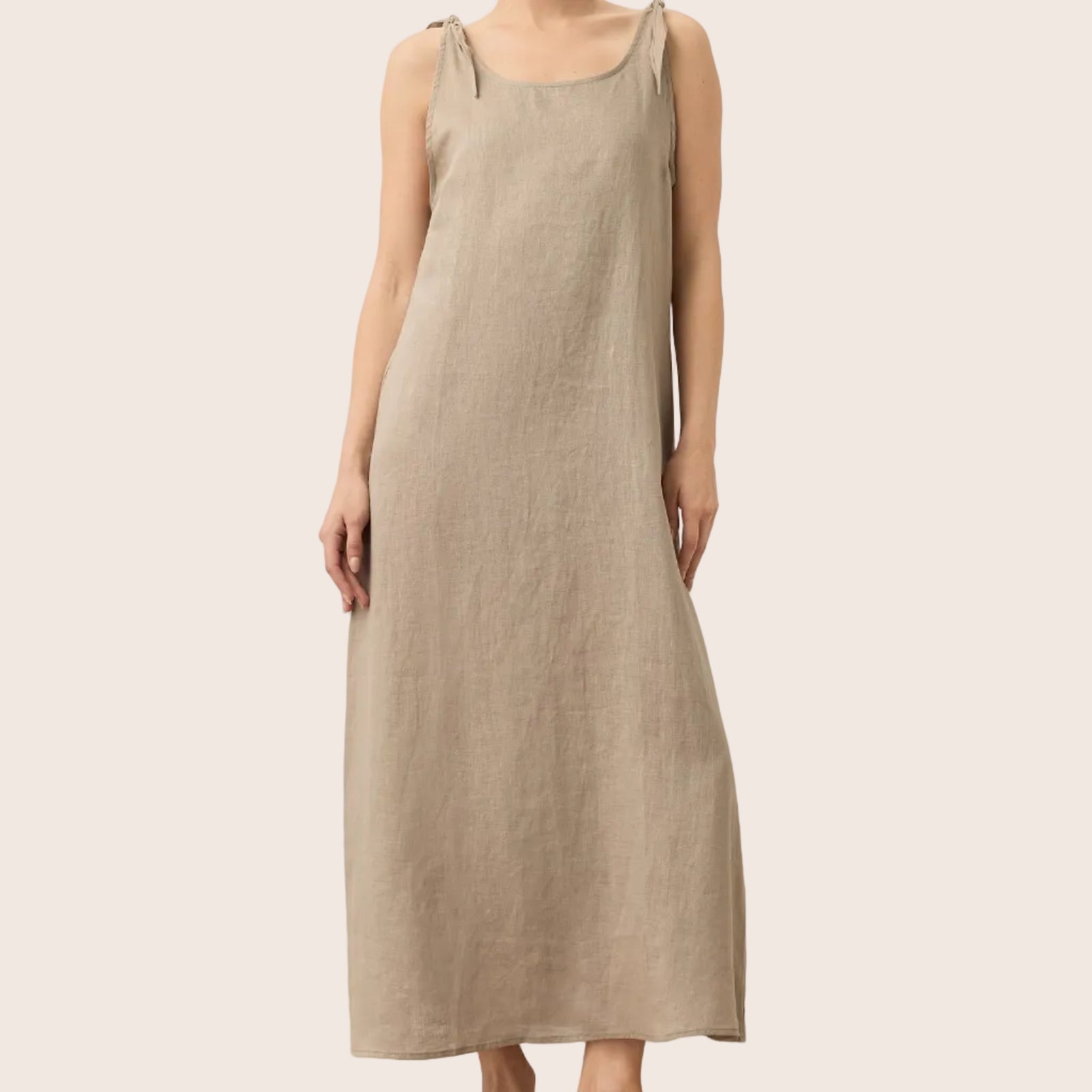 Linen Camisole Dress — Qearl