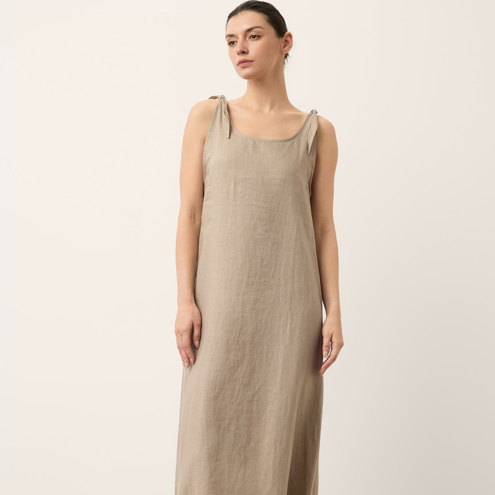 Linen Camisole Dress — Qearl