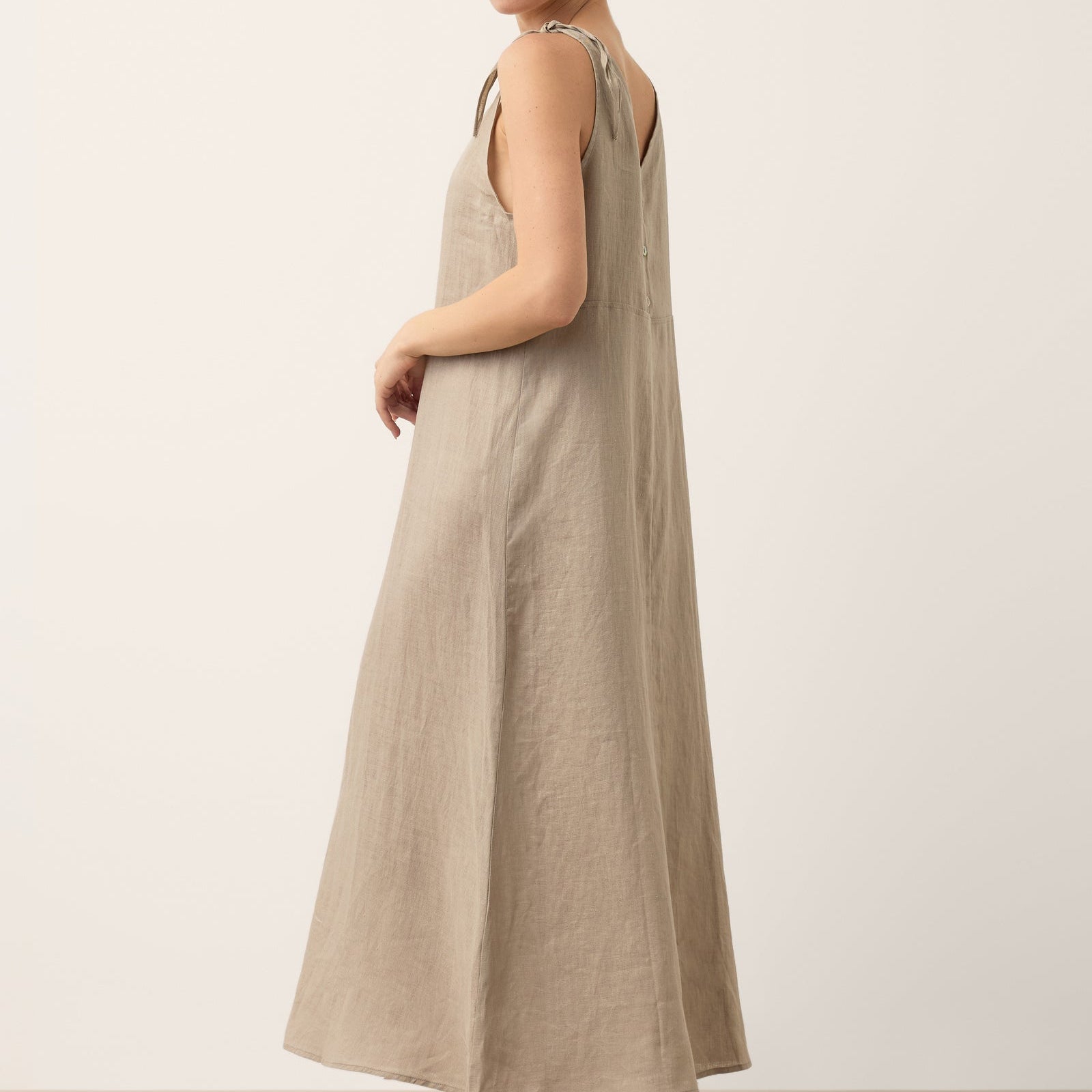 Linen Camisole Dress — Qearl