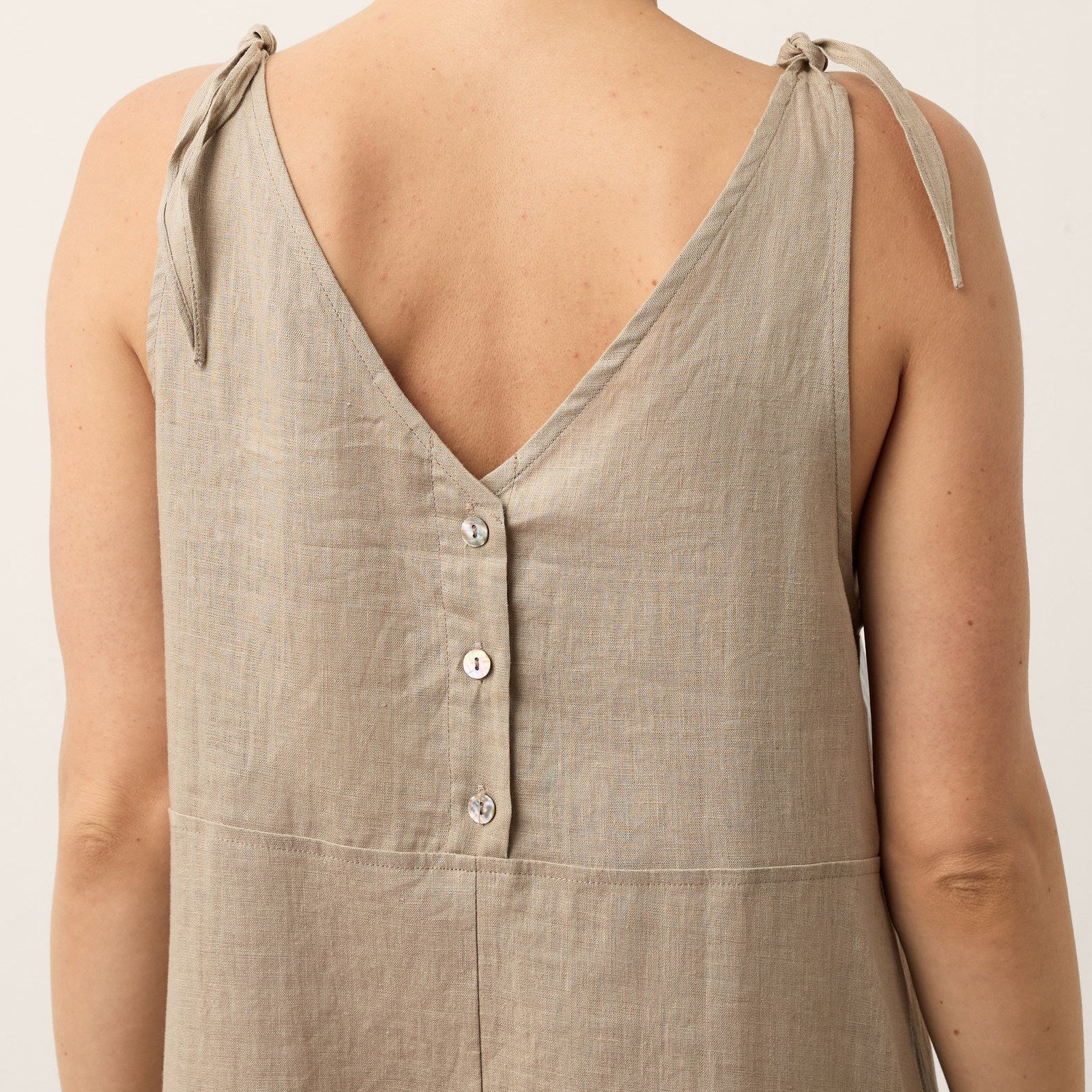 Linen Camisole Dress — Qearl