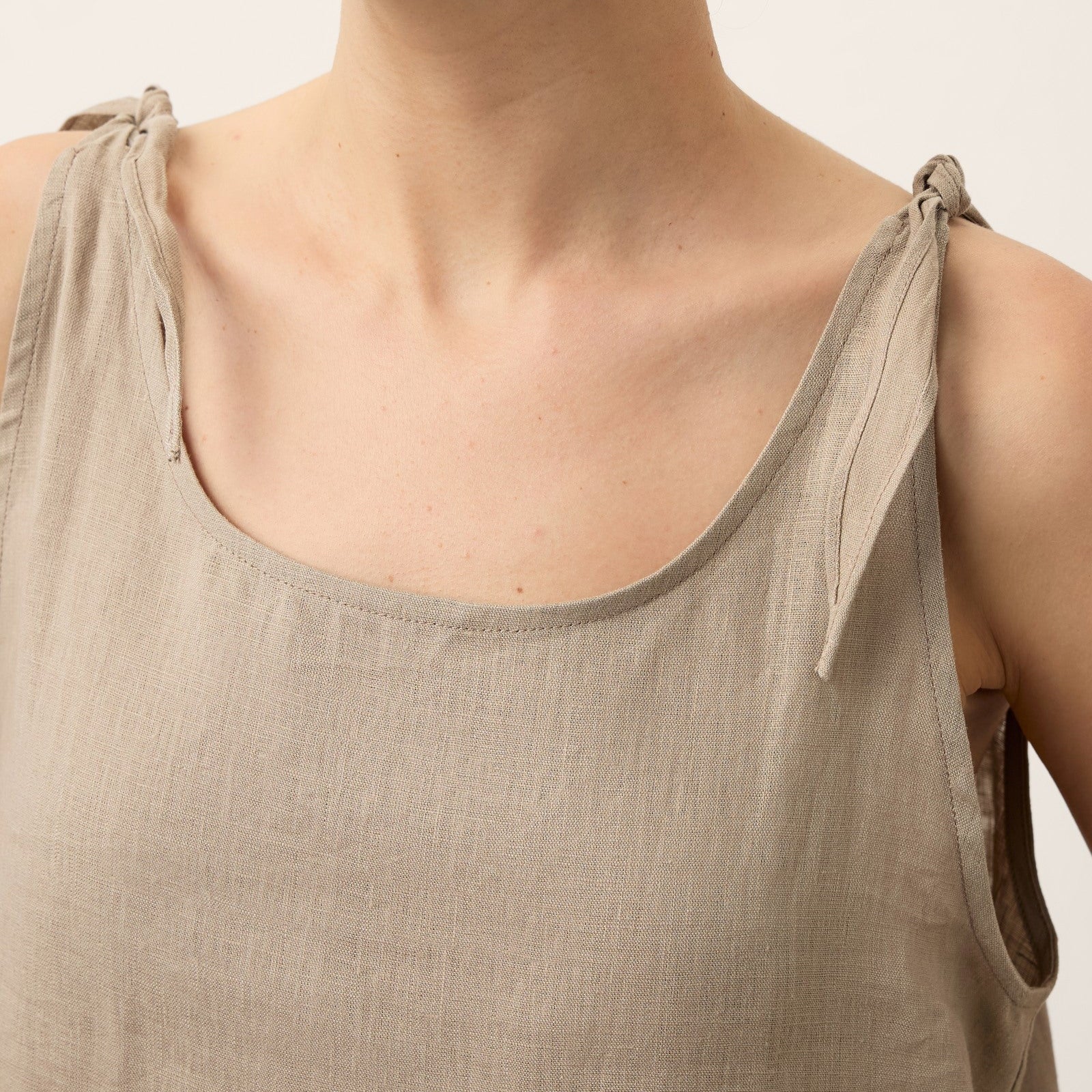 Linen Camisole Dress — Qearl