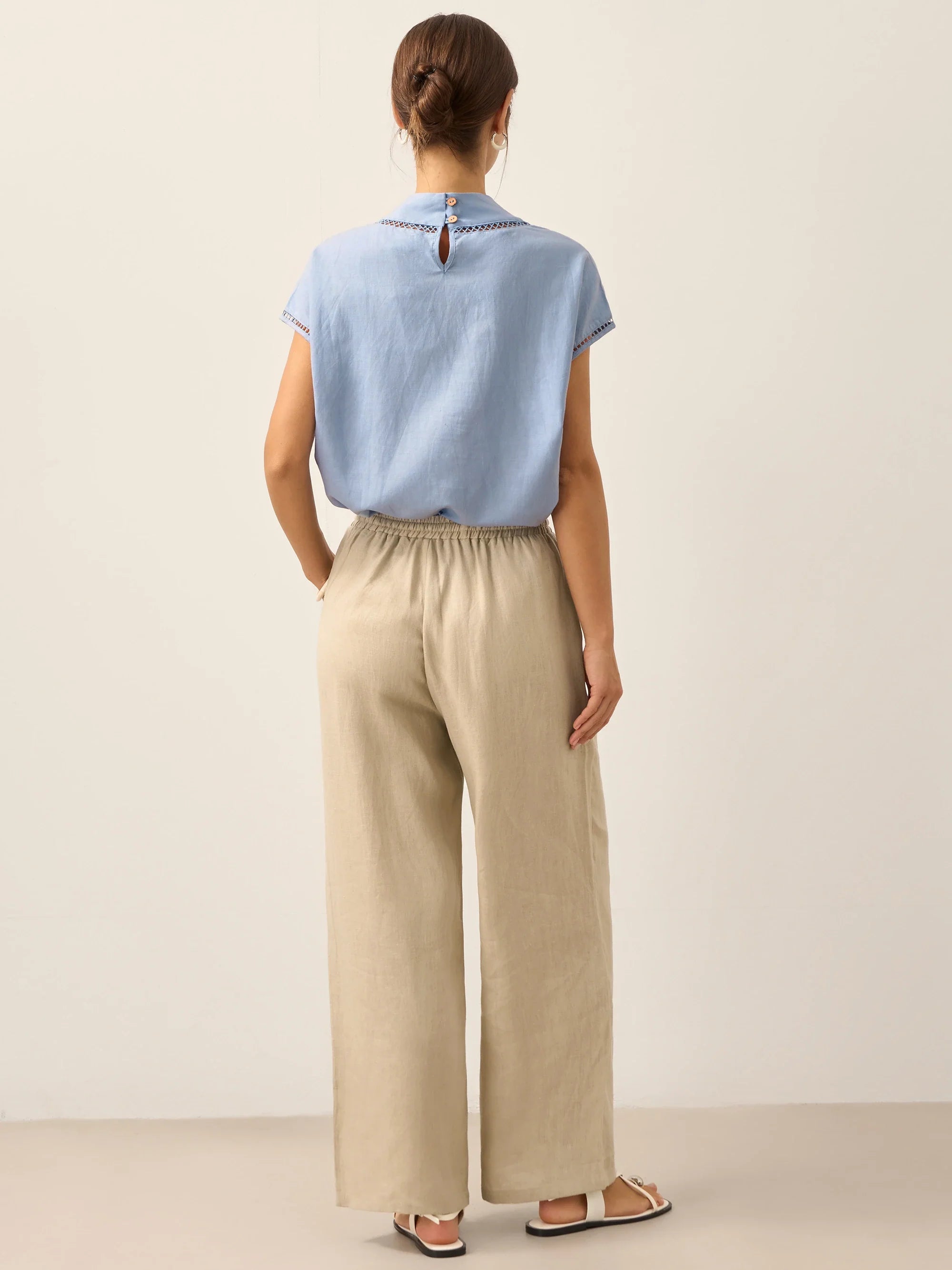 Fashionista Heaven Linen Classic Pants — Zara