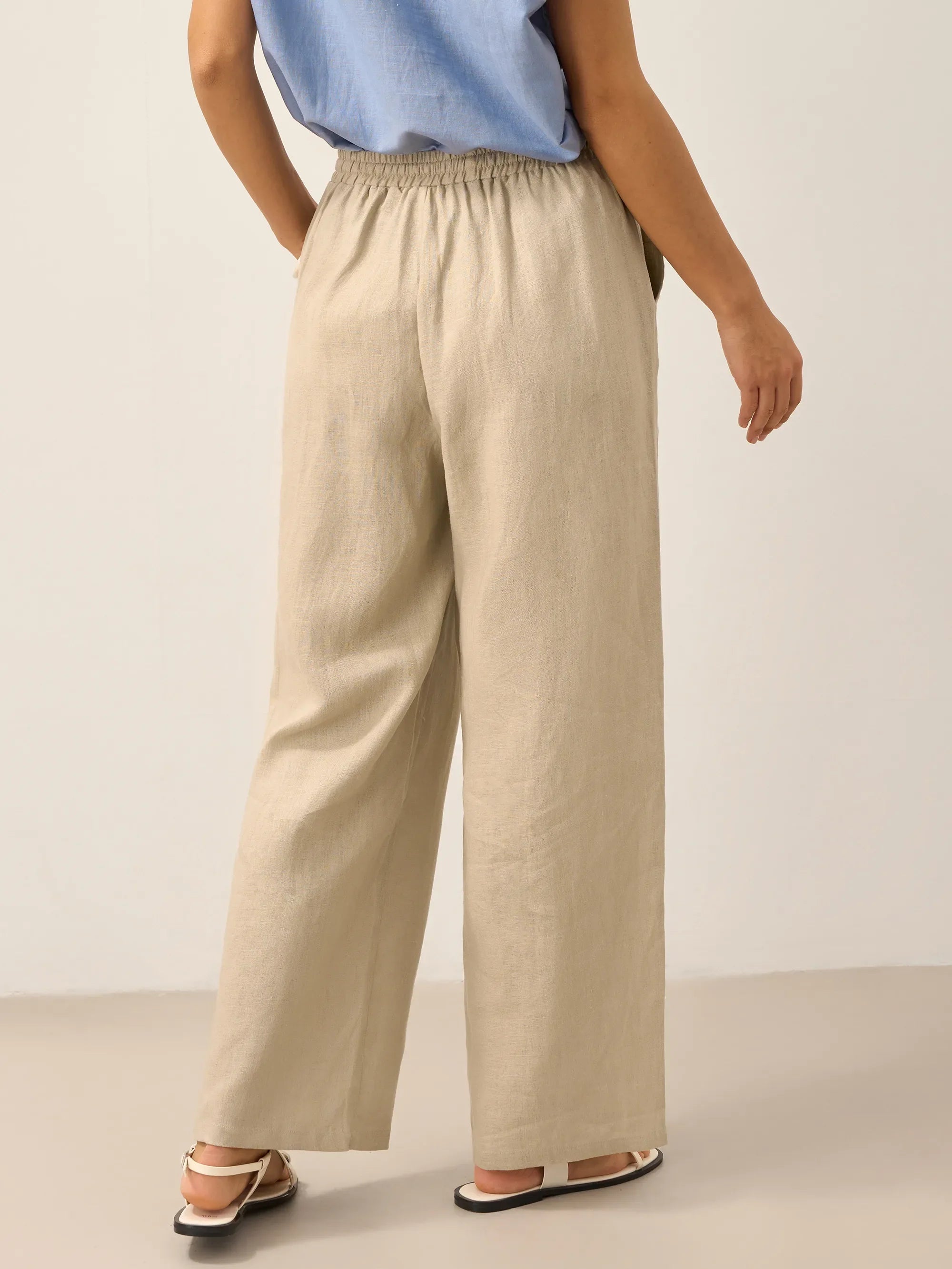 Fashionista Heaven Linen Classic Pants — Zara
