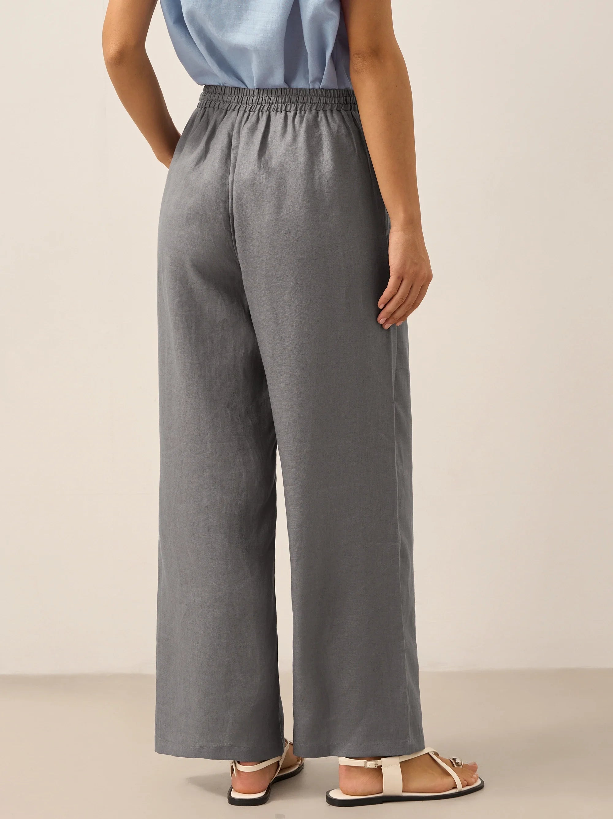 Fashionista Heaven Linen Classic Pants — Zara