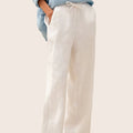 Fashionista Heaven Linen Classic Pants — Zara