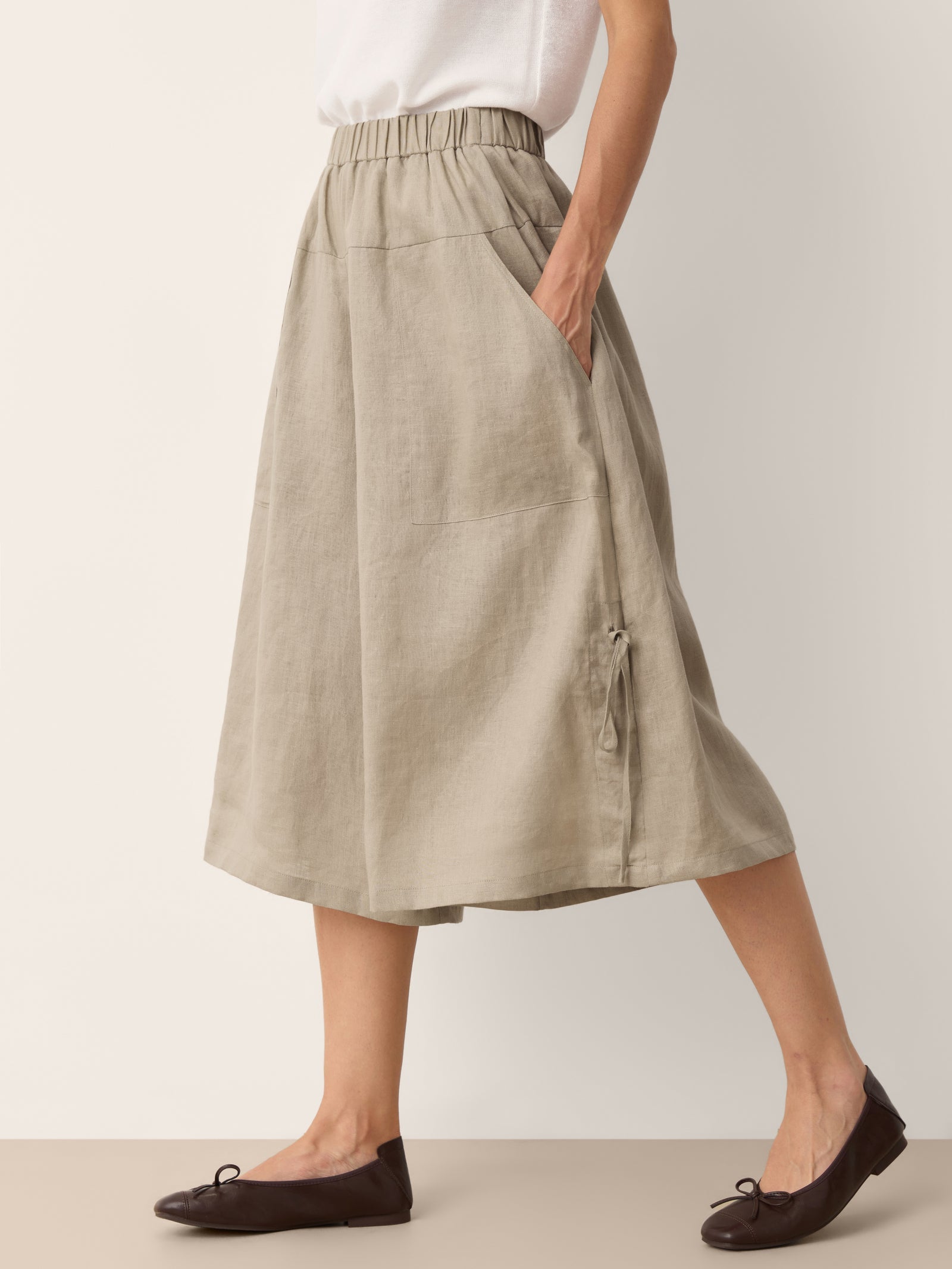 Linen Balloon Pants — Thalia