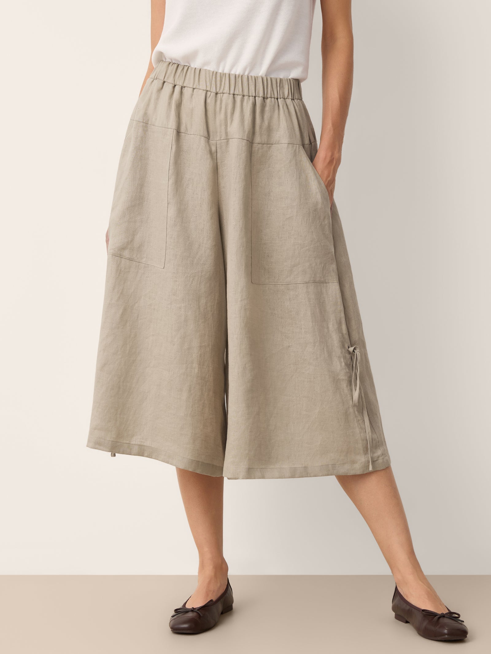 Linen Balloon Pants — Thalia