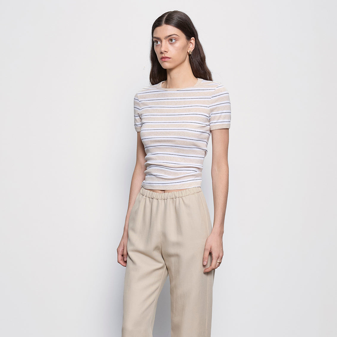Fashionista Heaven Cotton Stripe Top — Dana