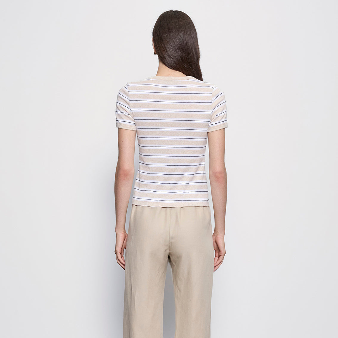 Fashionista Heaven Cotton Stripe Top — Dana