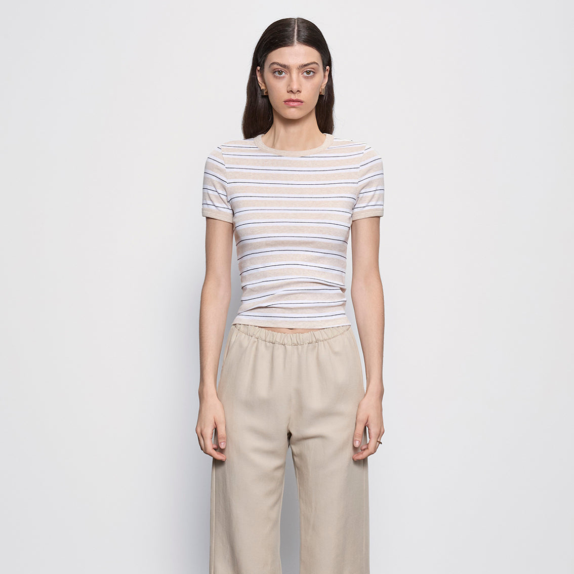 Fashionista Heaven Cotton Stripe Top — Dana