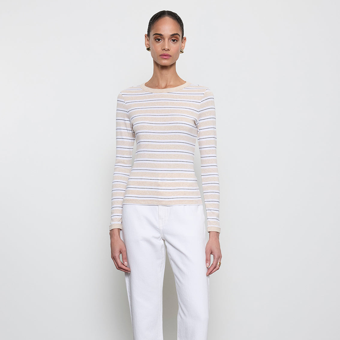 Fashionista Heaven Cotton Stripe Top — Mila