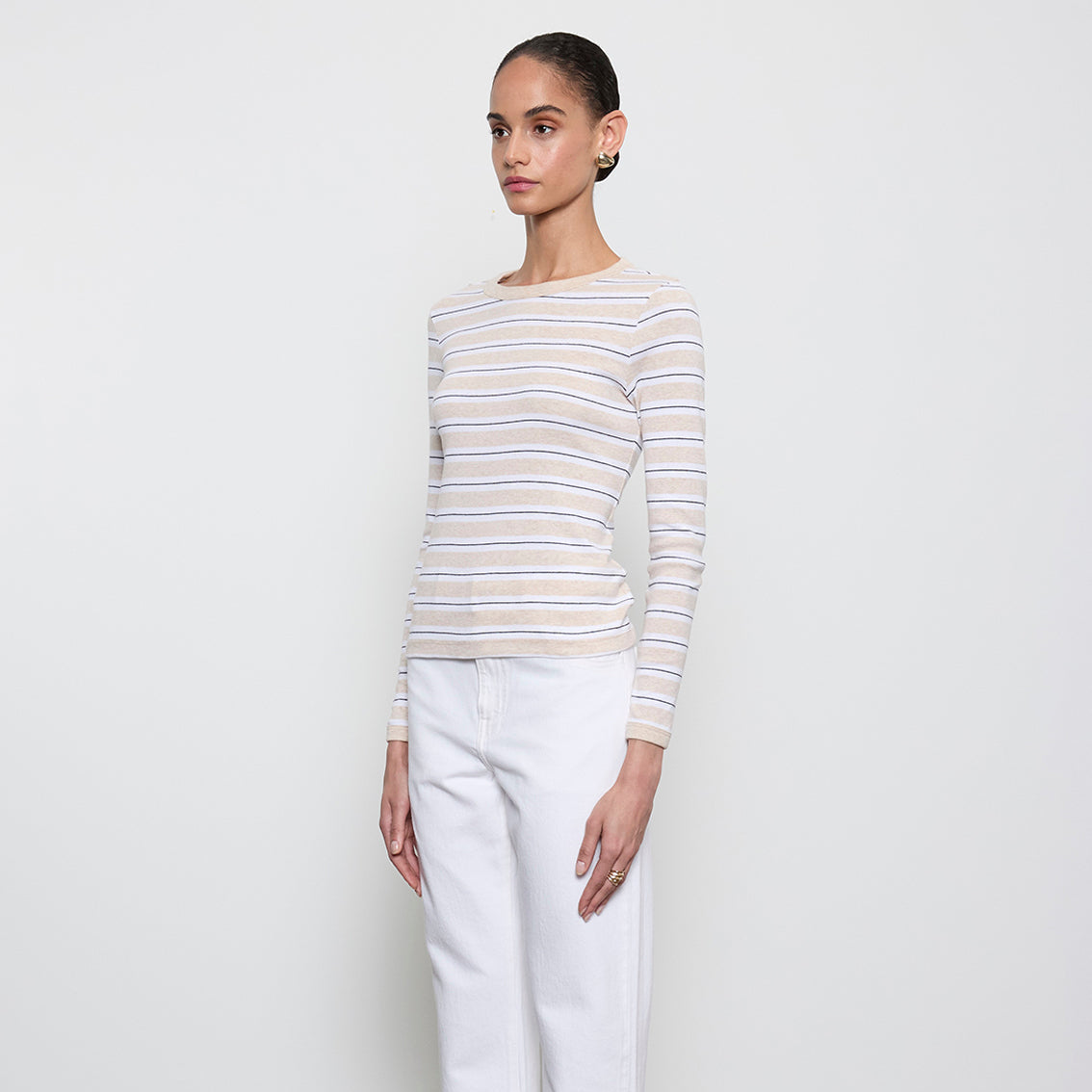 Fashionista Heaven Cotton Stripe Top — Mila