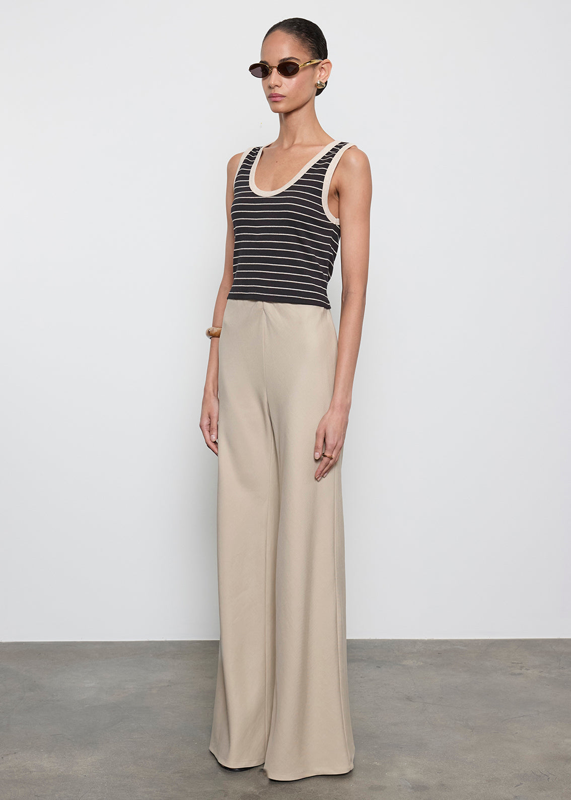 Fashionista Heaven Twill Bias Pant — Sienna