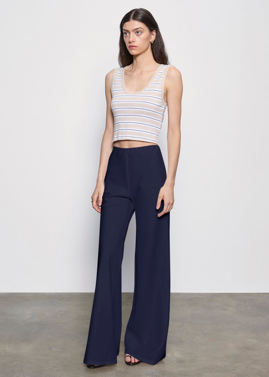 Fashionista Heaven Twill Bias Pant — Sienna