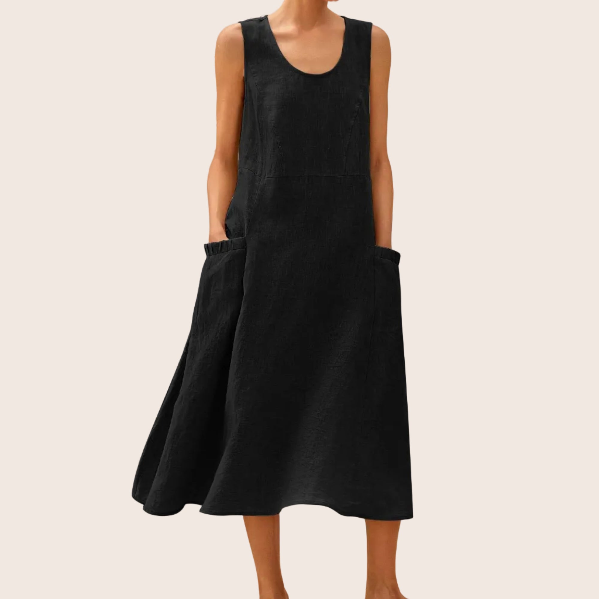 Linen Tank Dress — Giana
