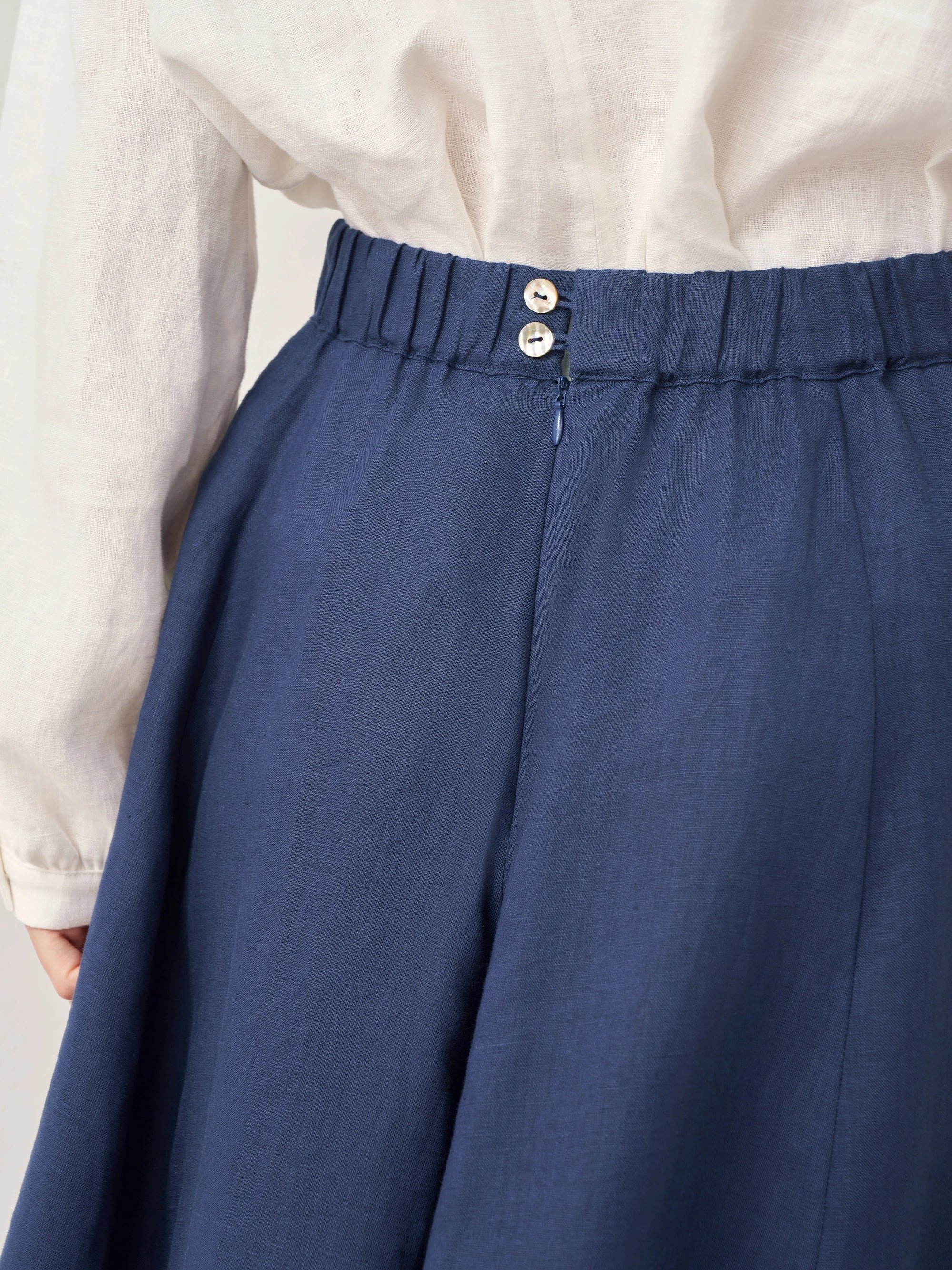 Fashionista Heaven Linen A-Line Skirt — Mathilde