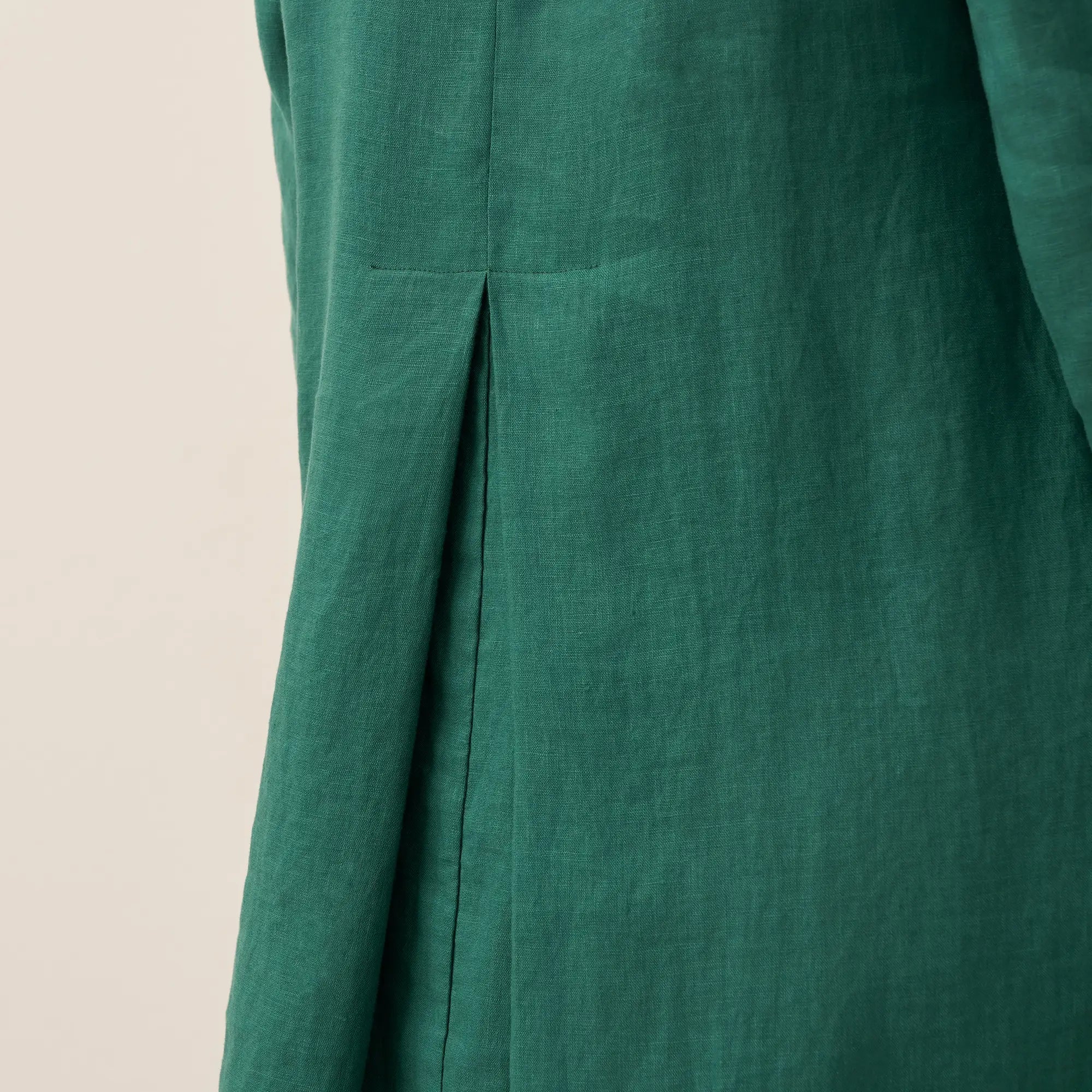 Linen Hooded Dress — Rebecca