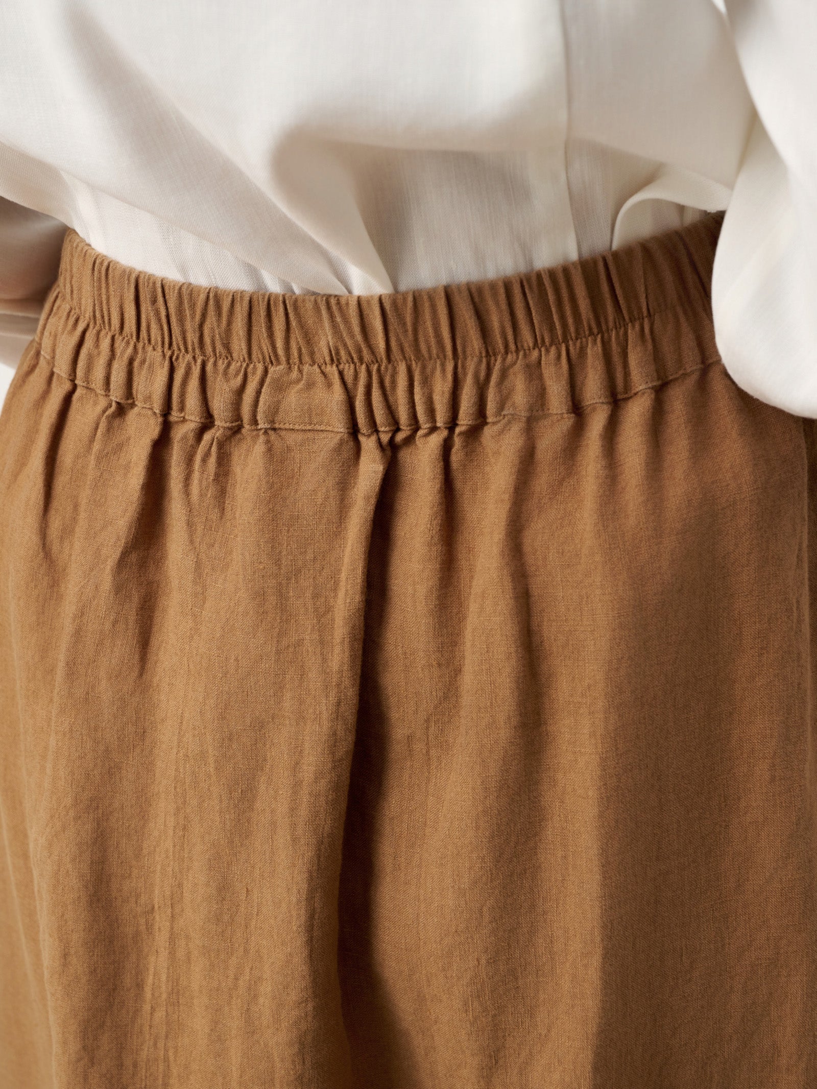 Linen Pleated Skirt — Priya