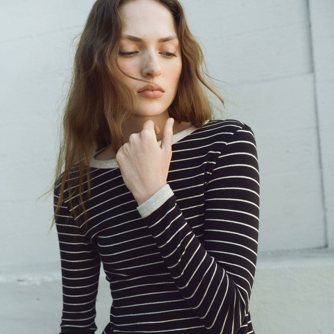 Fashionista Heaven Cotton Stripe Top — Mila