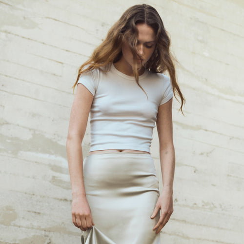 Fashionista Heaven Cotton Cropped Top — Mara
