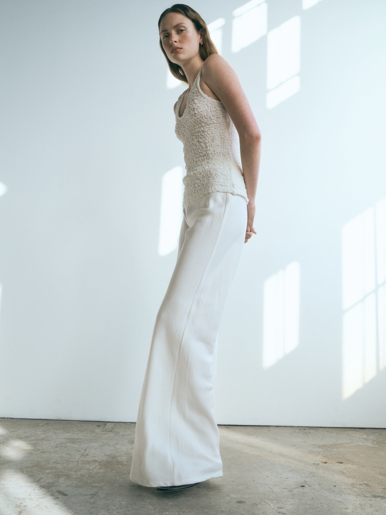 Fashionista Heaven Twill Bias Pant — Sienna