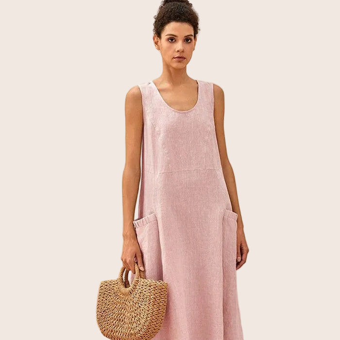 Linen Tank Dress — Giana