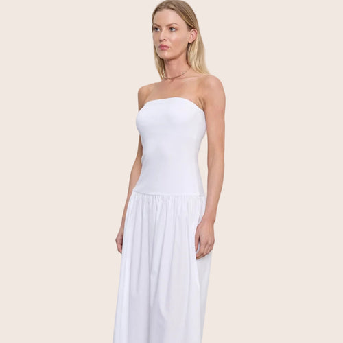 Cotton Bandeau Dress — June