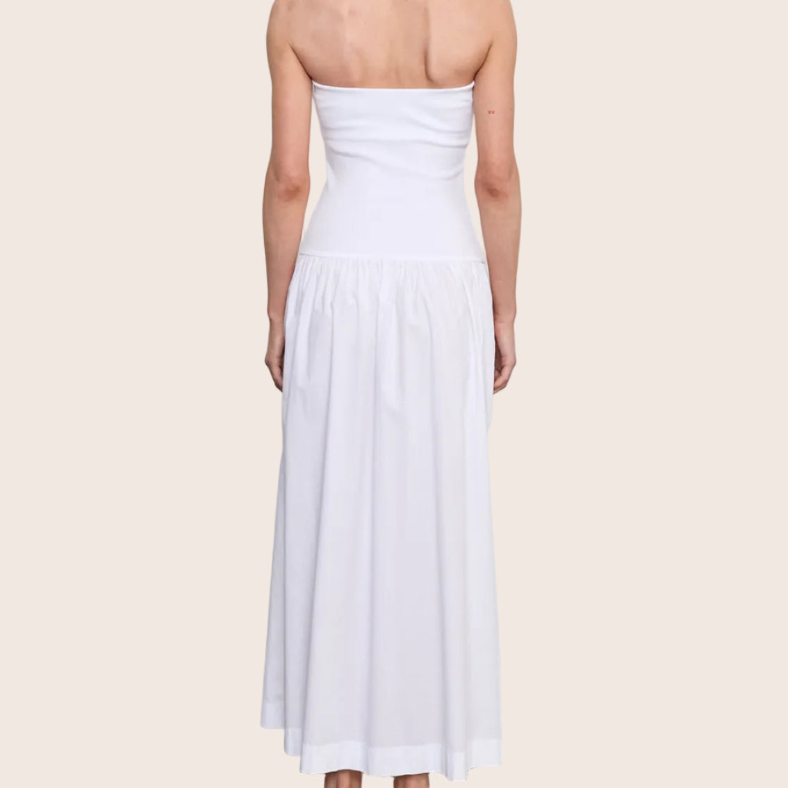 Cotton Bandeau Dress — June