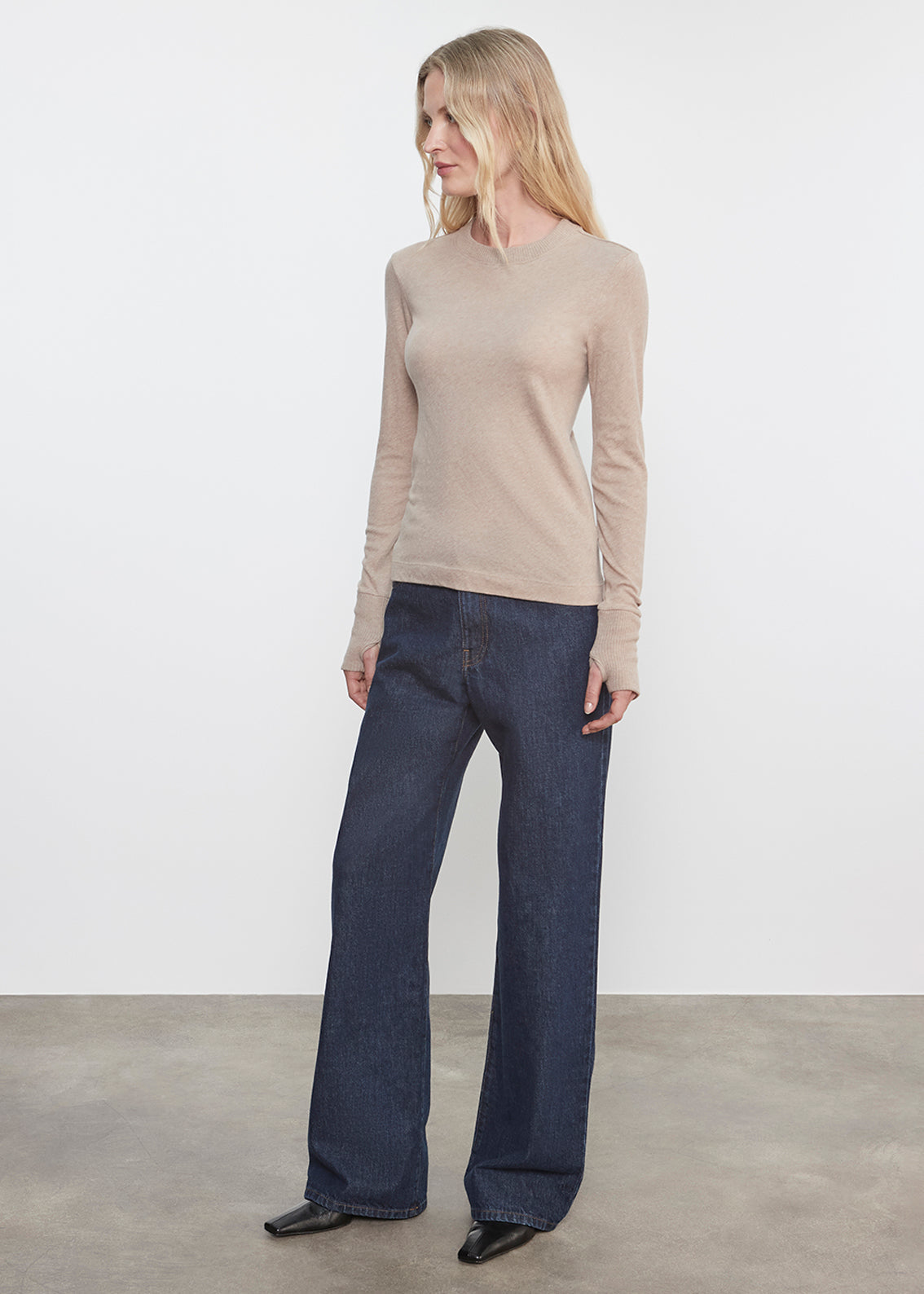 Fashionista Heaven Cashmere Crew Top — Joy