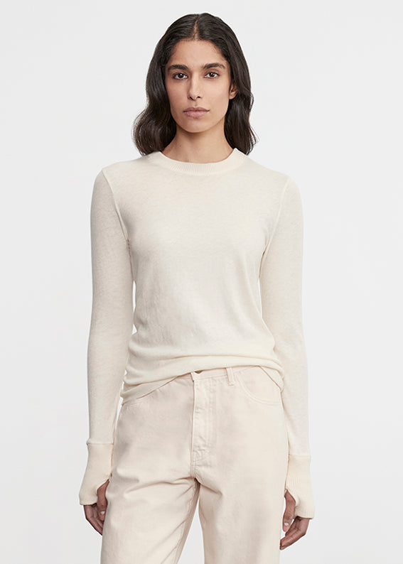 Fashionista Heaven Cashmere Crew Top — Joy