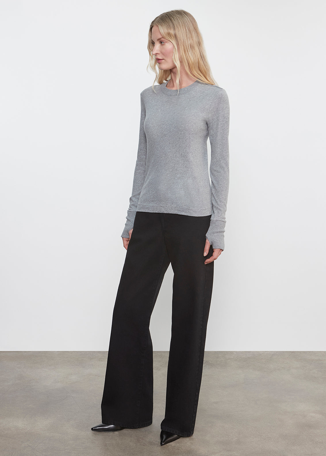 Fashionista Heaven Cashmere Crew Top — Joy