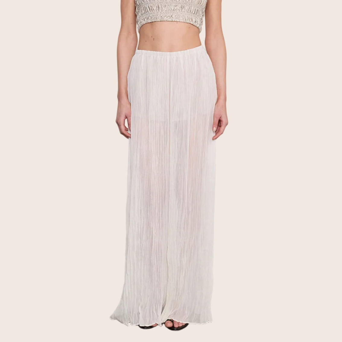 Plisse Palazzo Pant — Inès