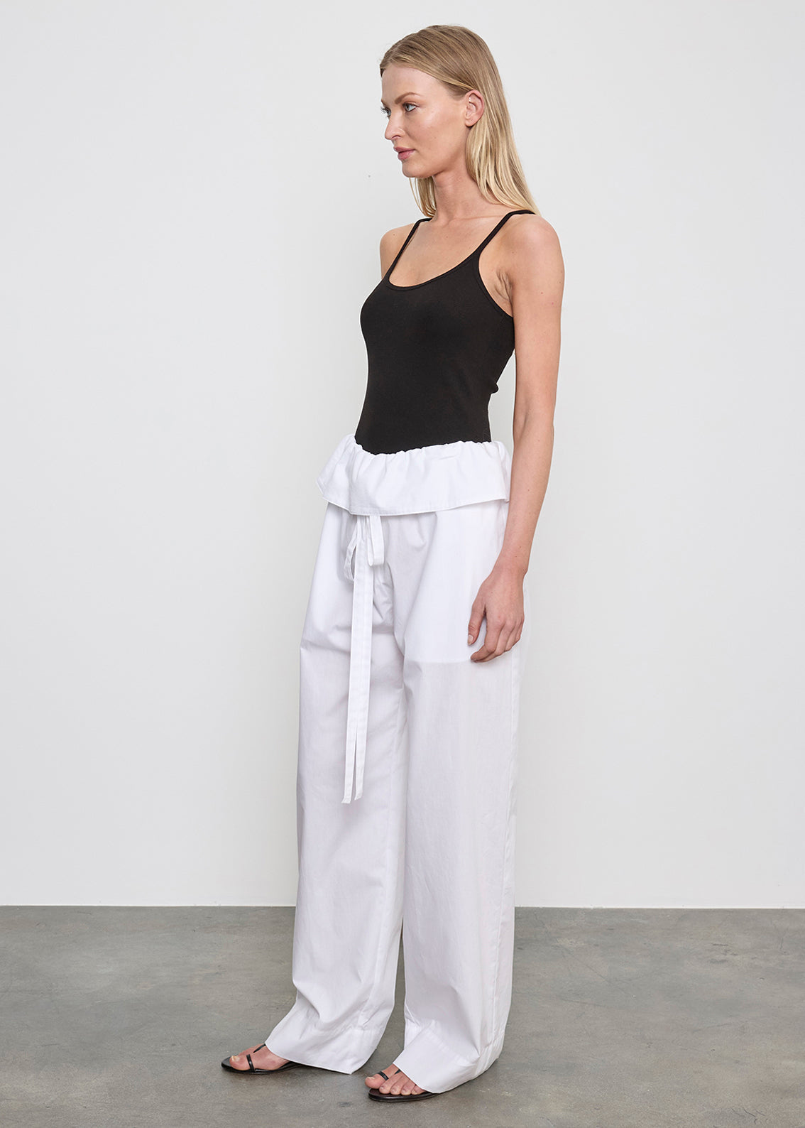 Fashionista Heaven Cotton Peplum Pant — Gemma