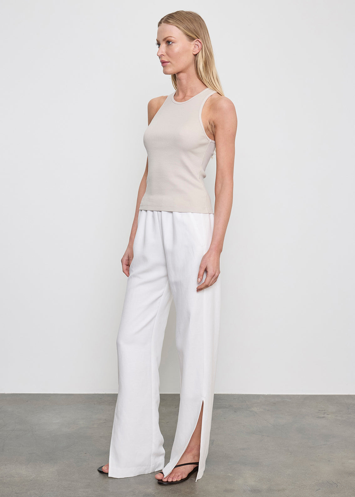 Twill Slash Pant — Bianca