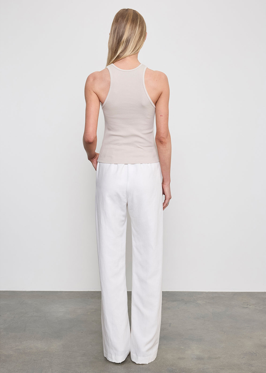 Twill Slash Pant — Bianca