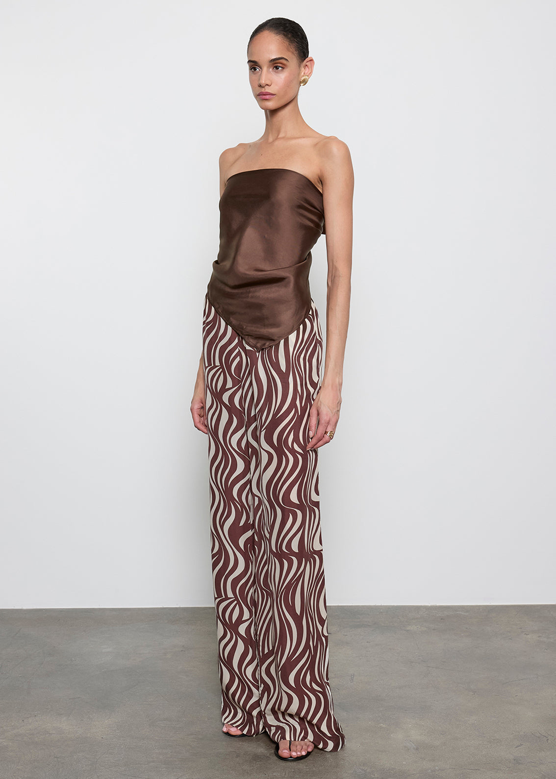 Fashionista Heaven Wave Print Resort Pant — Ottilie