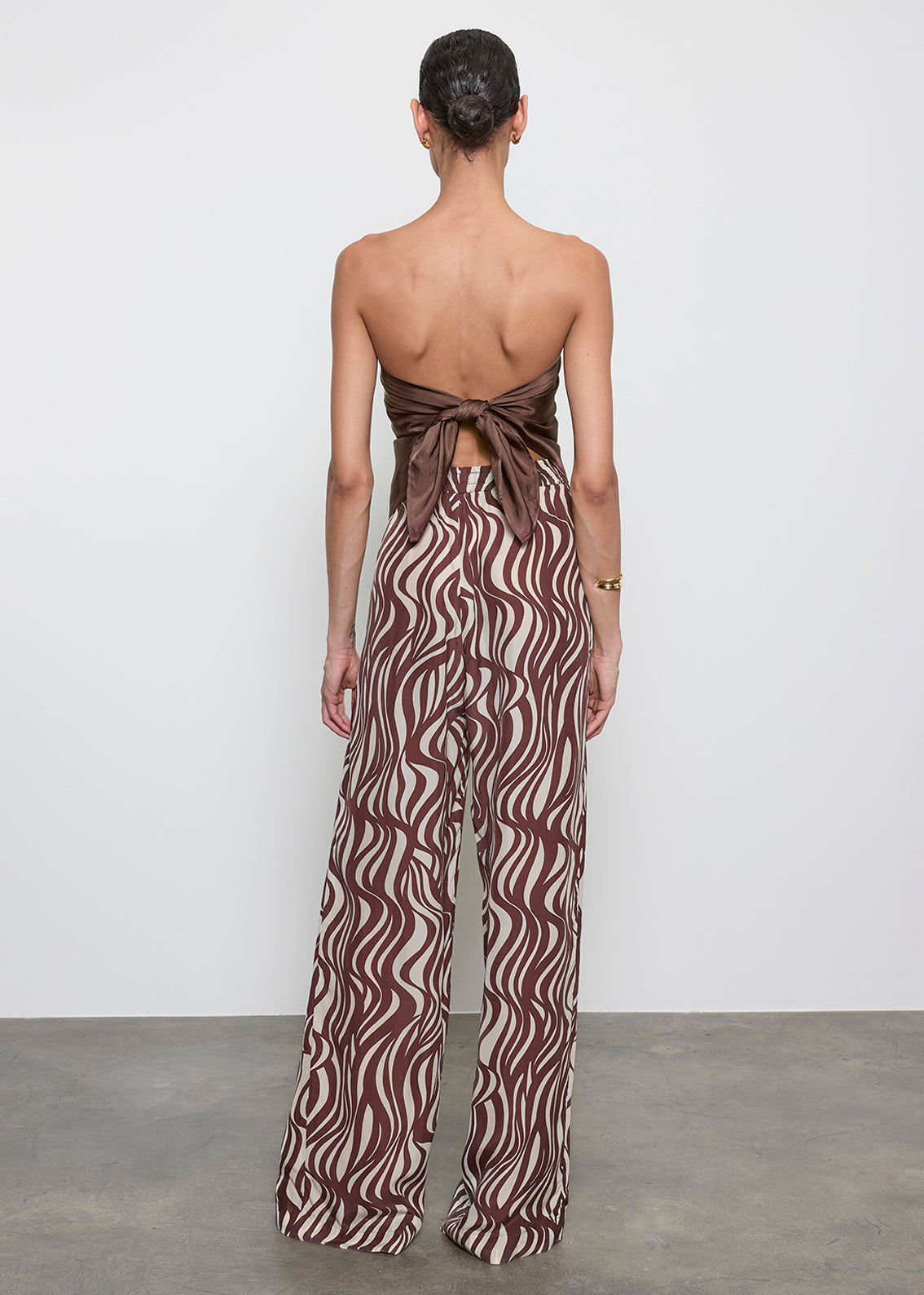 Fashionista Heaven Wave Print Resort Pant — Ottilie