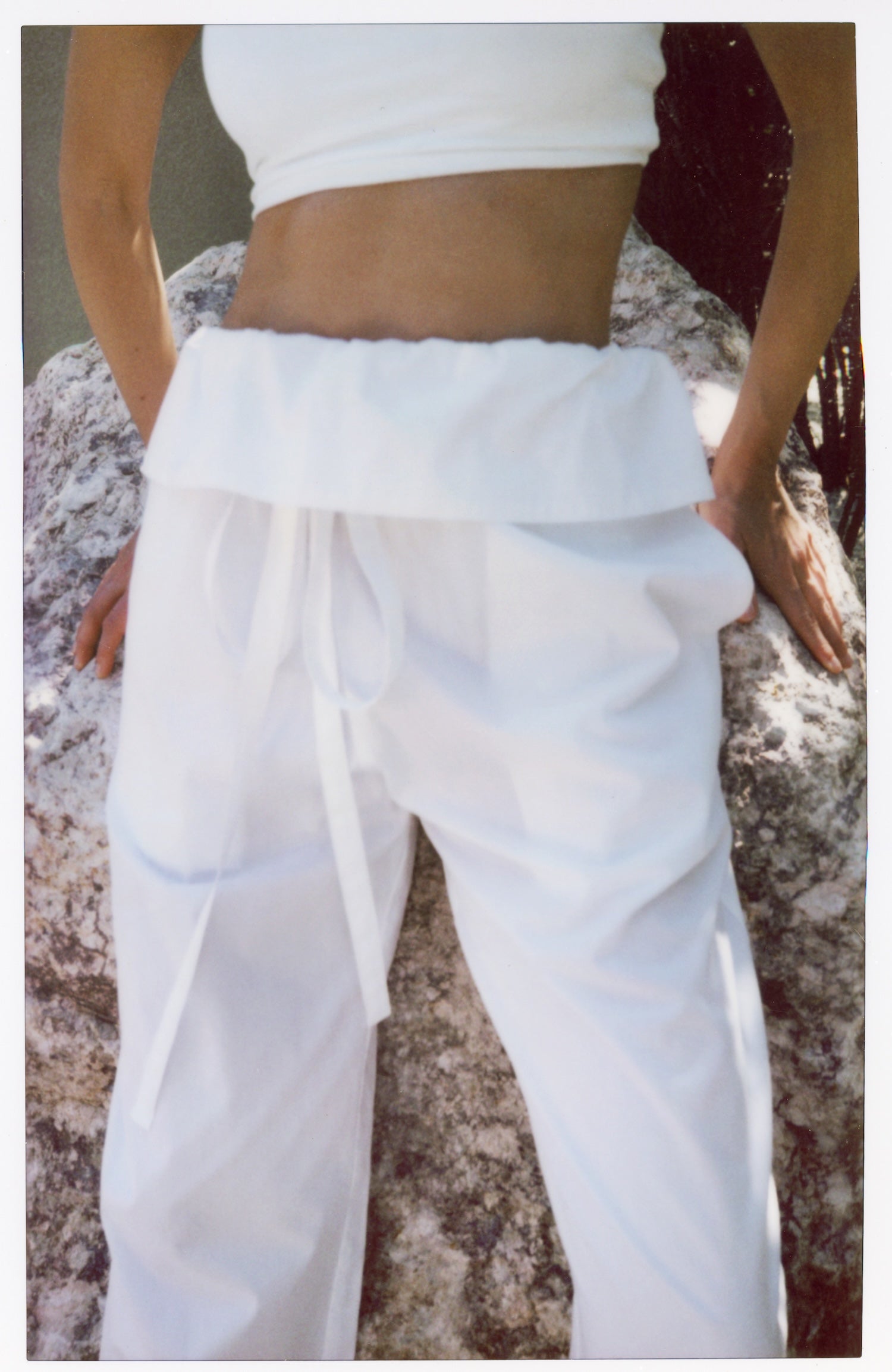 Fashionista Heaven Cotton Peplum Pant — Gemma