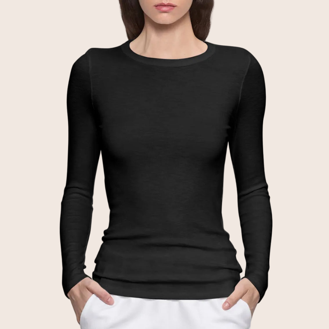 Fashionista Heaven Knit Crew Top — Robin