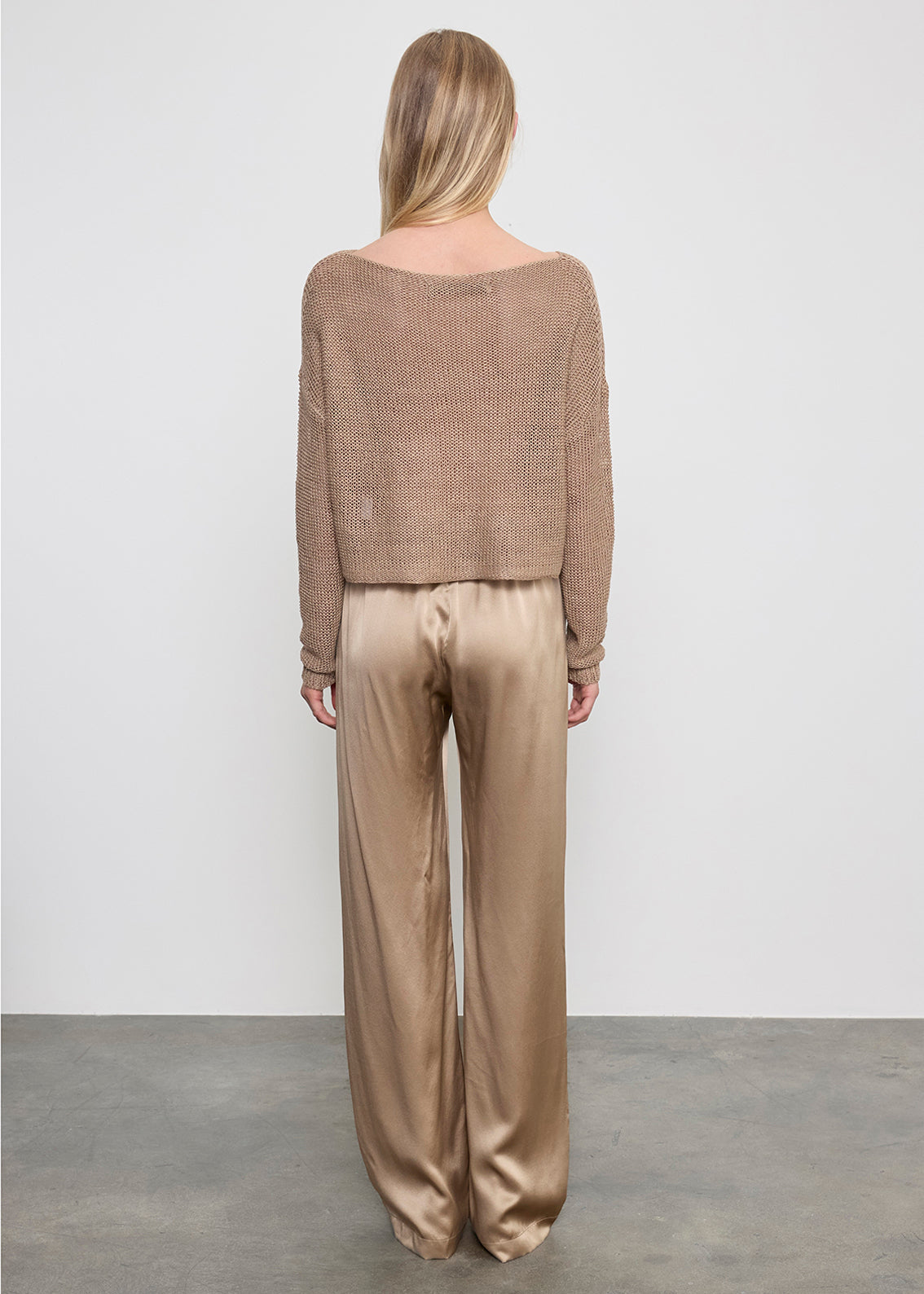 Silk Satin Everywhere Pant — Isolde